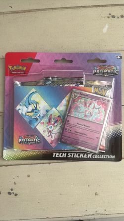 Pokémon Prismatic Evolutions Tech Sticker Collection