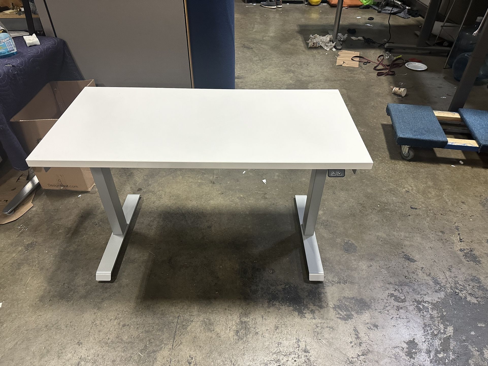 48” J Star Standing Desk! We Have 30” And 24” Deep Surfaces! We Also Have Monitor Arms And Chairs!