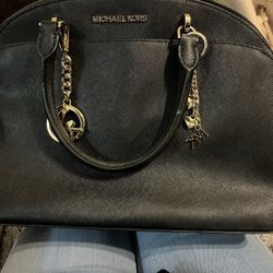 Michael Kors Black Purse + Wallet