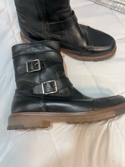 💯 leather boots