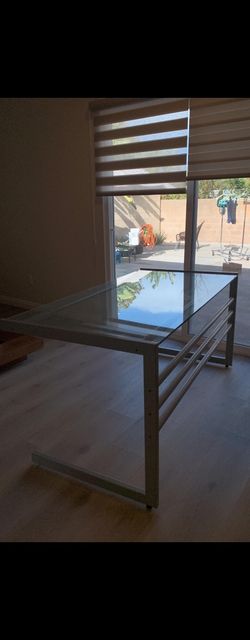 Not Ikea Quality, Heavy Durable Glass Desk Table
