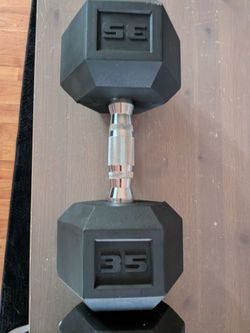Pair of 35lb dumbbells