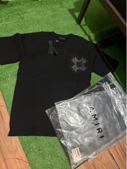 Amiri Black Rhinestone Shirt
