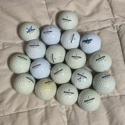 19 Bridgestone Used Golf Balls (1 Yellow b330 added after picture was taken)