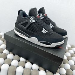 Jordan 4 SE Black Canvas 11