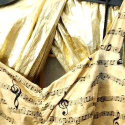 Musical  Note Halter Dress