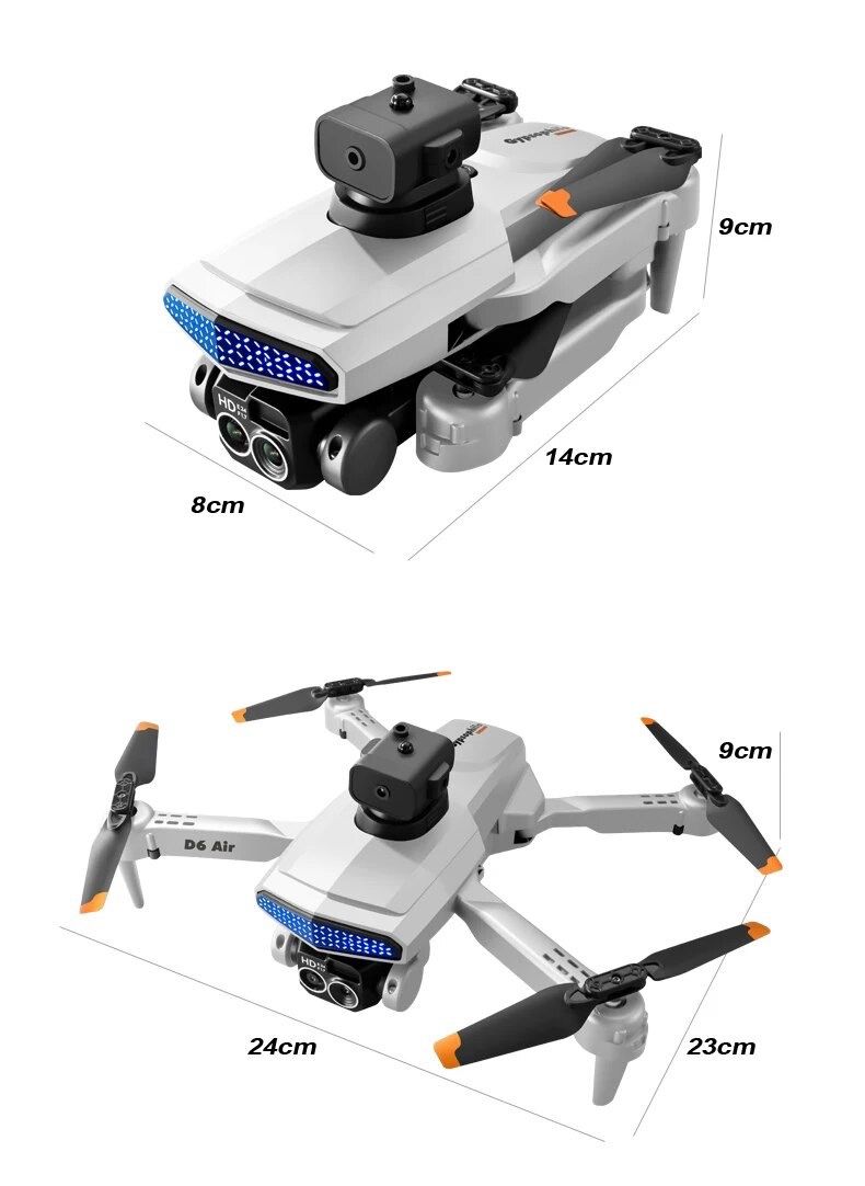 Mini Drone With Dual Camera, 2024New 4K HD Camera Dual Lens Foldable Drone with Carrying Case, One Key Take Off/Land, Altitude Hold, 360° Flip, With P