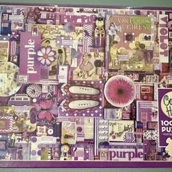 2022 Cobble Hill Purple 1000 Piece Jigsaw Puzzle