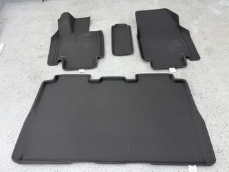 Slightly Used 3D MAXpider Custom Fit Kagu Floor Mat (Black) Compatible with Tesla Cybertruck 2024-2026 -R1 R2. SKU459-SS