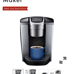 Keurig K Elite Coffee Maker (brushed silver)