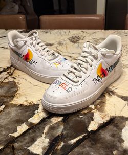 Travis Scott Air Force Custom Design Used Like New never worn