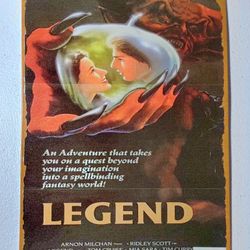 Metal Sign 80s Movie Legend Ridley Scott Film Vintage Wall Art Room Aesthetic