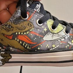 Kid Dinosaur Converse Sneakers 