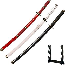 40" Anime Cosplay Sword, 3 Piece Set