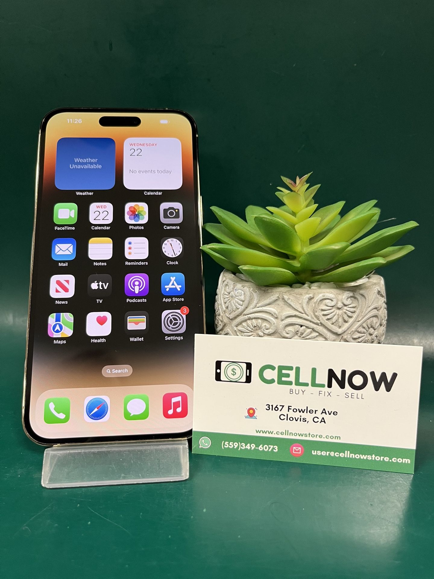 iPhone 14 Pro Max Unlocked 256GB - Gold