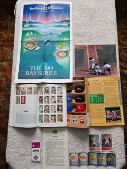 Vintage San Francisco Giants & Oakland A's & 7 Hologram Baseball Cards All For $40