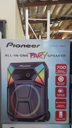 Altavoz para fiestas Pioneer de 700 W todo en uno con Bluetooth