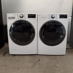 LG Washer And Electric Dryer 27”