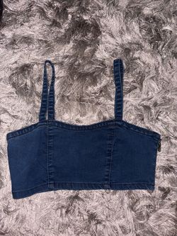 Denim Crop Top