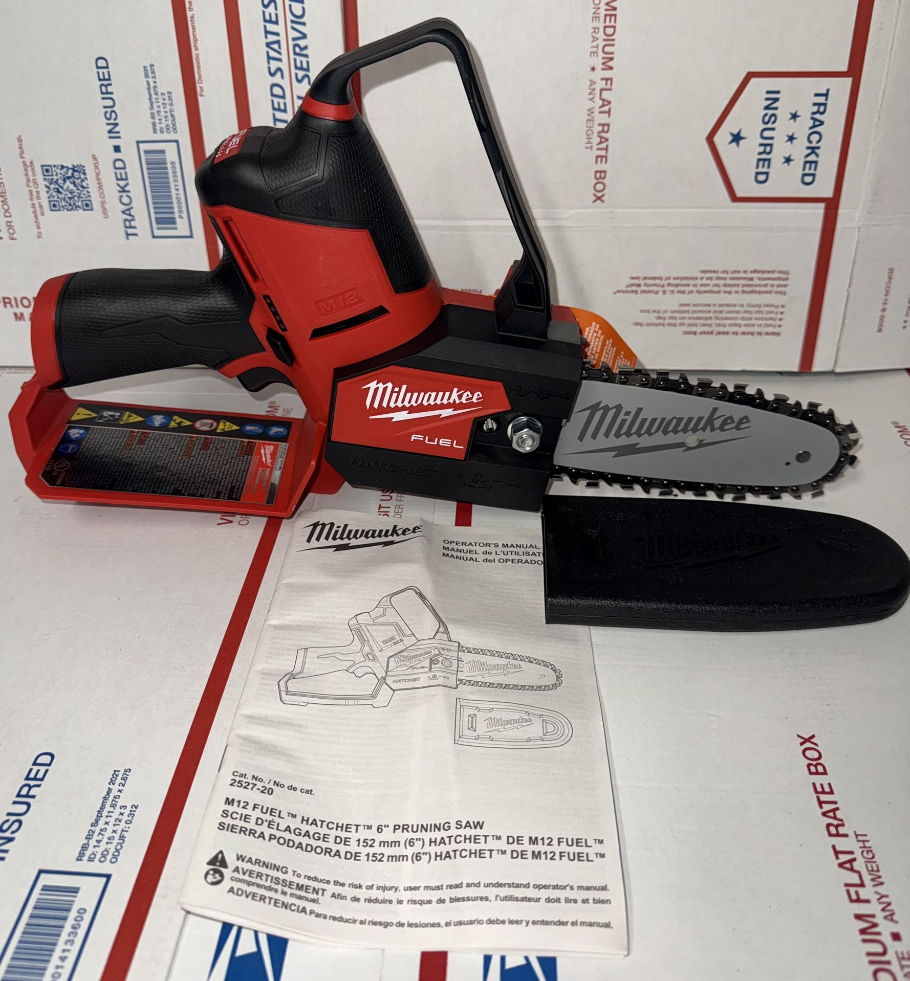 Milwaukee M12 Fuel 6” Hatchet Pruning Saw. Tool Only. Model #2527-20.