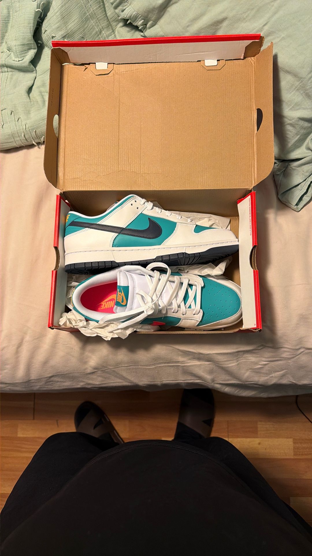 Nike Dunk Low Retro Dusty Cactus Thunder Blue