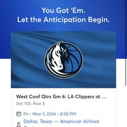 Mavericks Vs Clippers Game 6 Tickets