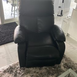 Black Leather Recliner