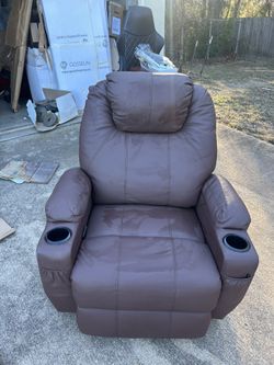Leather Recliner 