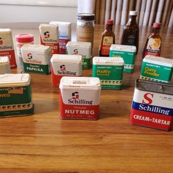 Spice And Tea Tins