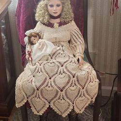 Handmade Porcelain Doll