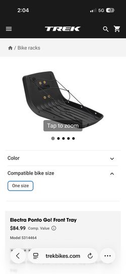 Electra Ponto Go! Front Tray