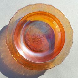 Carnival Glass Marigold Normandy pattern Bowl