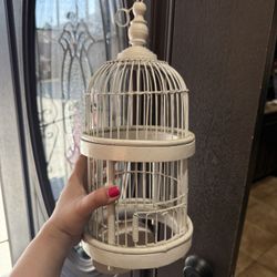 Small Vintage Birdcage Decoration