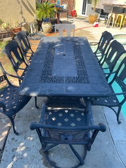 Hanamint cast iron patio furniture