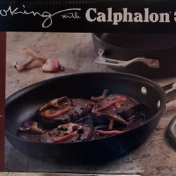 New 10 pc Cooking with Calphalon Refined Hard Anodized Set