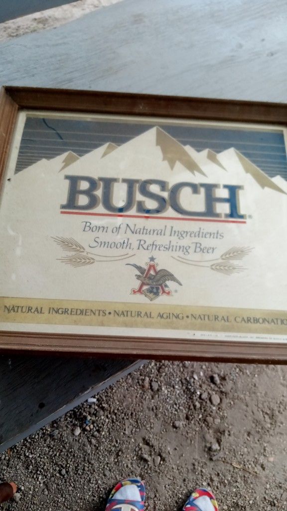 Vintage Busch Mirror