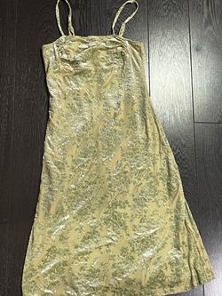 BTFBM Women's Olive green tank top Midi Dress size small