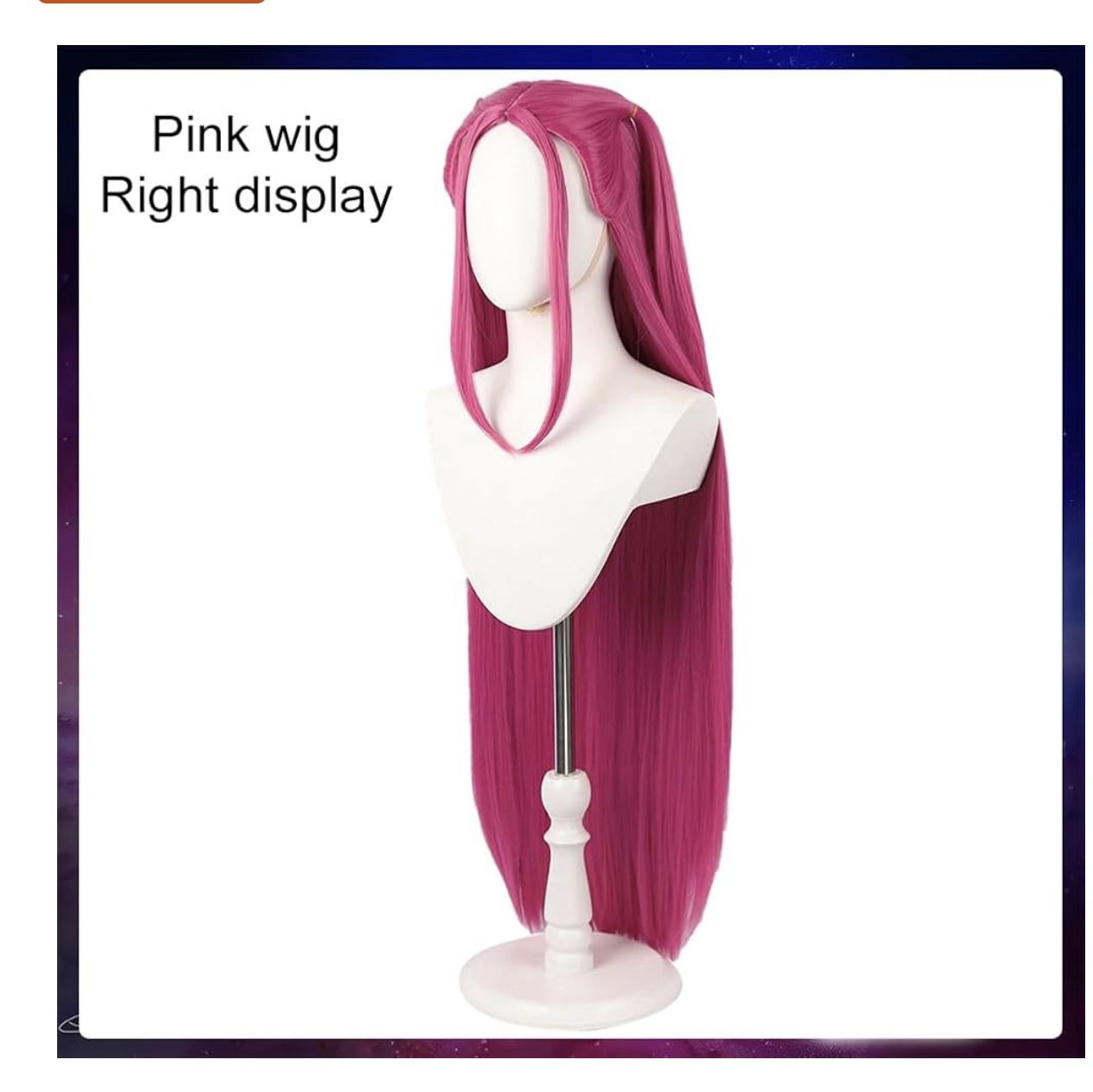 Kpop Demon Hunter- Mira Pink Wig-Cosplay Wig Halloween