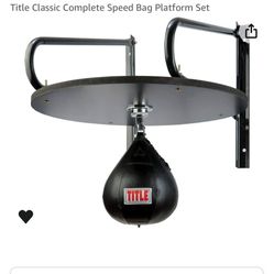 Title Classic Adjustable Speed Bag Platform New