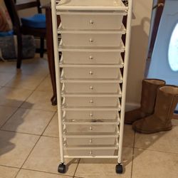 10 Drawer Craft Storage Cart 