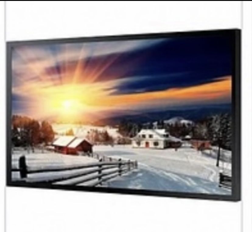 Outdoor TV Samsung Smart Signage OH55F Full HD OUTDOOR WATERPROOF TV Retail Signage display portrait or landscape mode. High visibility even on a sunn
