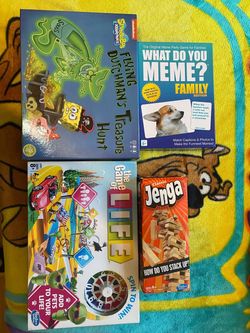 Board Games (selling all 4 together for 35)