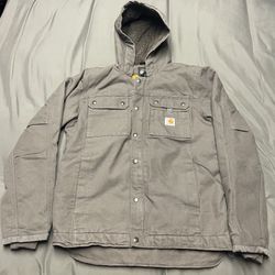 Men’s Carhartt Washed Duck Bartlett Gravel Jacket - Size Small