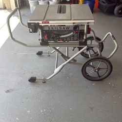 SKILSAW Table Saw 10in Heavy Duty Worm Drive with Stand