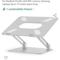 BoYata Laptop Stand, Adjustable Ergonomic Laptop Holder