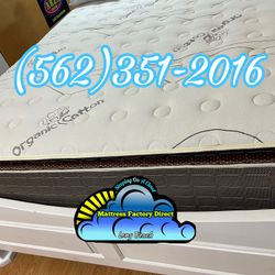 Serenity Queen Mattress And Box Set New Pillowtop 