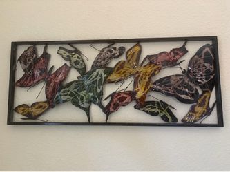 Multi-Butterfly Metal Wall Decor