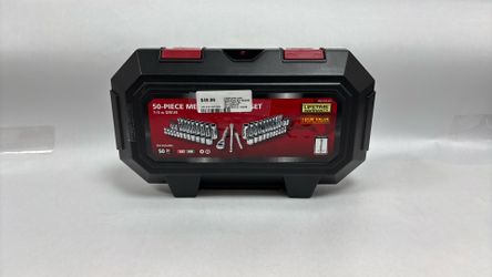Husky 50pc Pc Mechanic Socket Set 1/4” Drive Complete