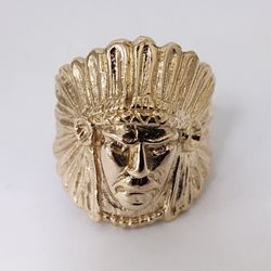 14k Indian Chef Ring 13.9g YG