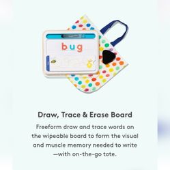 Colorful Draw, Trace &amp; Erase Board